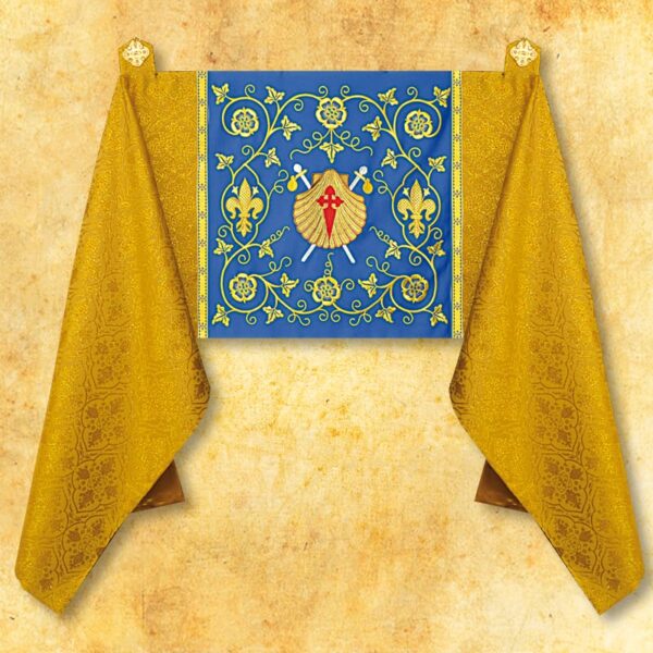 Ornat haftowany "Muszle Św. Jakuba" Embroidered chasuble "St. James' Shells"