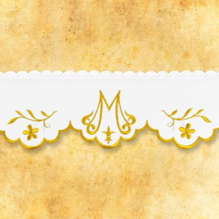 Embroidered lace "Gold series no. 1"