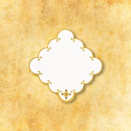 Embroidered napkin "Golden Series - Chalice" 32x32