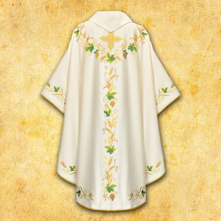 Embroidered chasuble "Cantico"