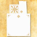 Embroidered lace "Gold Series - IHS"