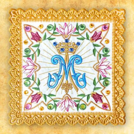 Embroidered pectoral cross "Pretiosus"