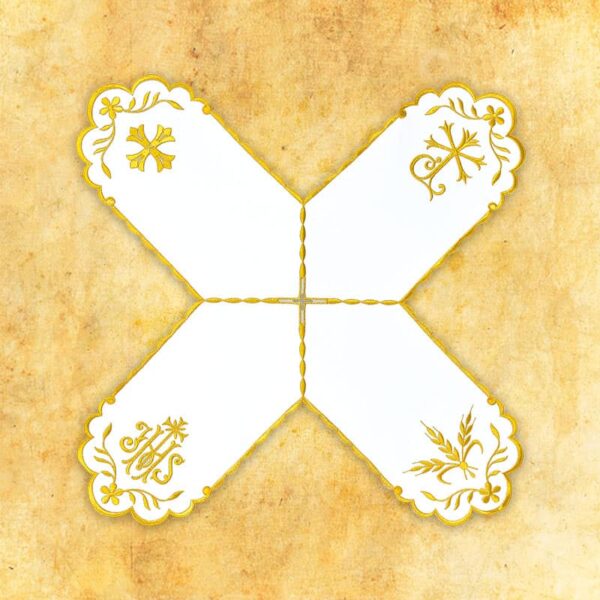 Embroidered lace "Gold series no. 1"