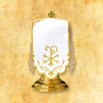 Embroidered lace "Gold series no. 1"