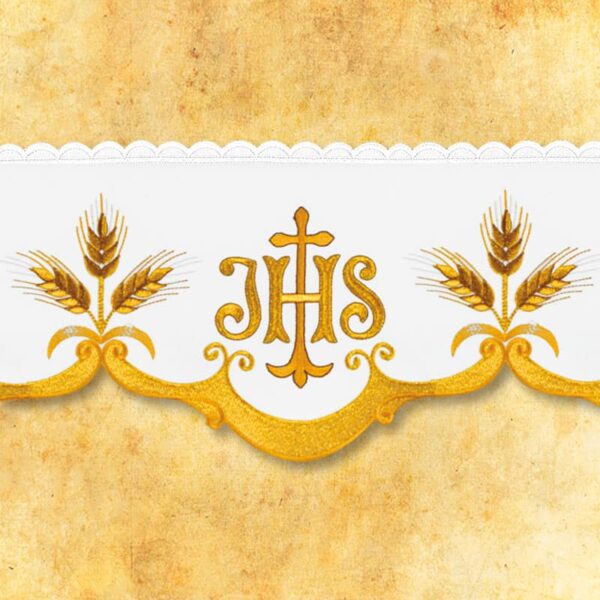Embroidered lace "Gold Series - IHS"