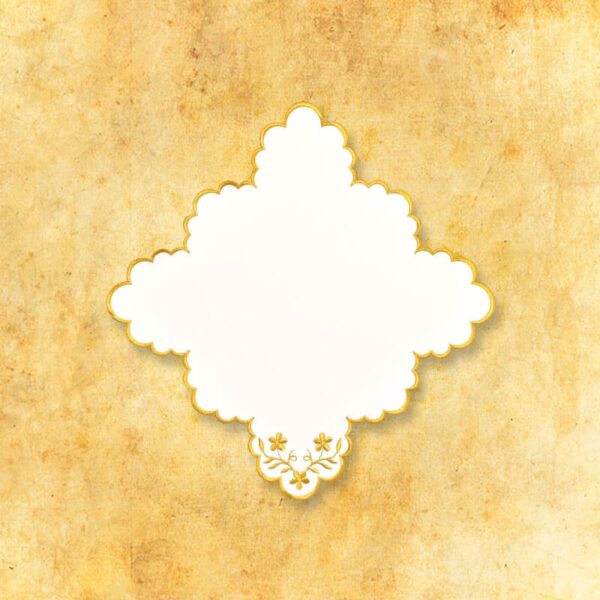 Embroidered napkin "Gold series" 32x32