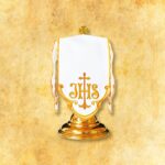 Embroidered lace "Gold Series - IHS"