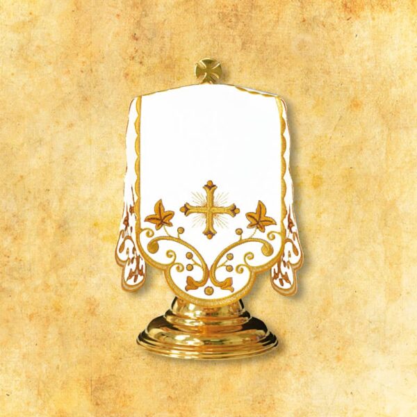 Embroidered lace "Golden Series - Chalice"