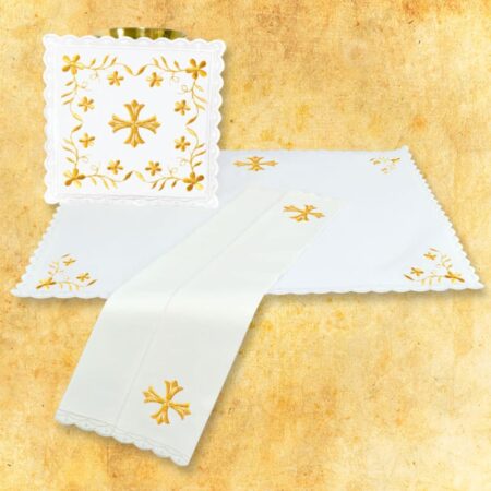 Embroidered lace "Gold series no. 1"