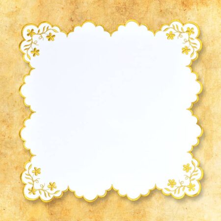 Embroidered napkin "Gold series" 45x45