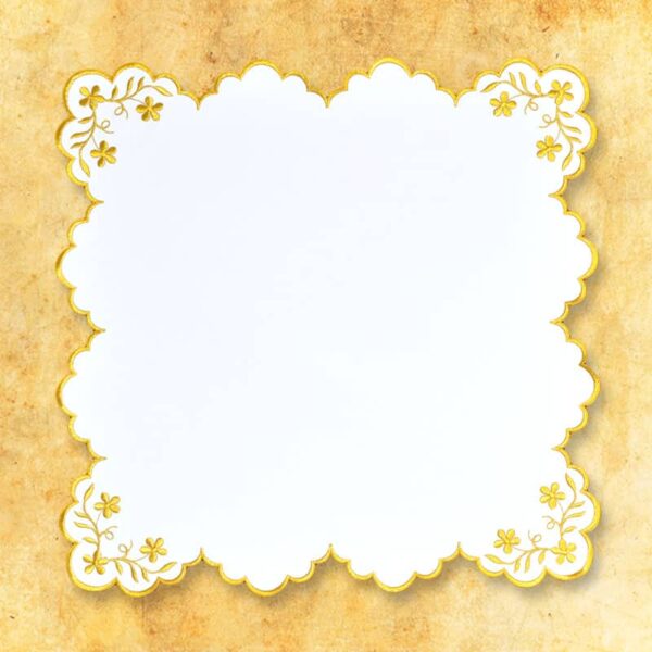 Embroidered napkin "Gold series" 45x45