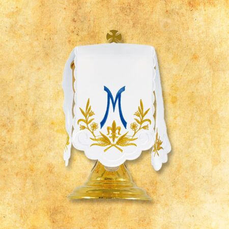 Chalice linen "Ave Maria" gold