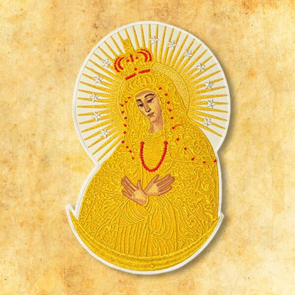 Embroidered appliqué "St. Charbel"