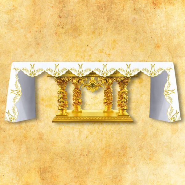 Chalice linen "Ave Maria" gold