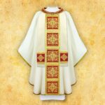 Embroidered chasuble "Brillante-Vino"
