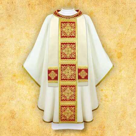 Embroidered chasuble "Brillante-Vino"