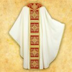 Embroidered chasuble "Brillante-Vino"