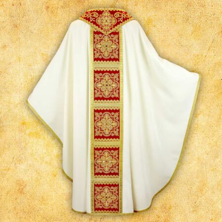 Embroidered chasuble "Brillante-Vino"