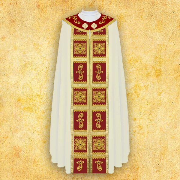 Embroidered chasuble "Brillante-Vino"