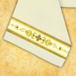 Embroidered chasuble "Brillante-Bianco"