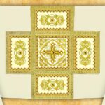 Embroidered chasuble "Brillante-Bianco"