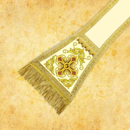 Embroidered chasuble "Brillante-Bianco"