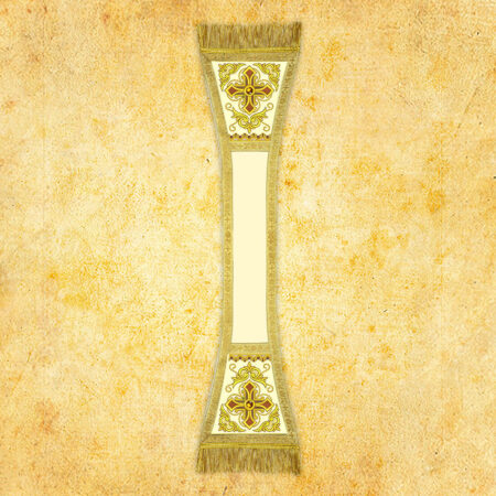 Embroidered chasuble "Brillante-Bianco"