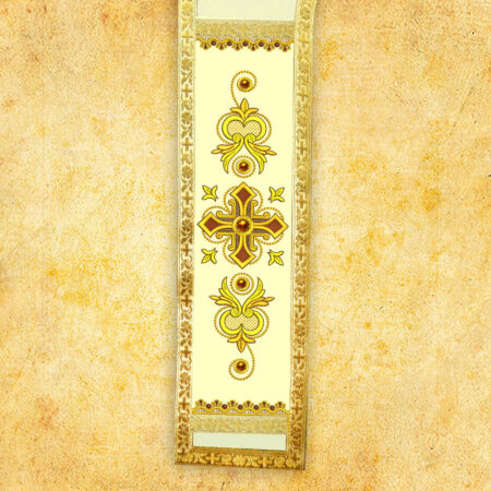 Embroidered chasuble "Brillante-Bianco"