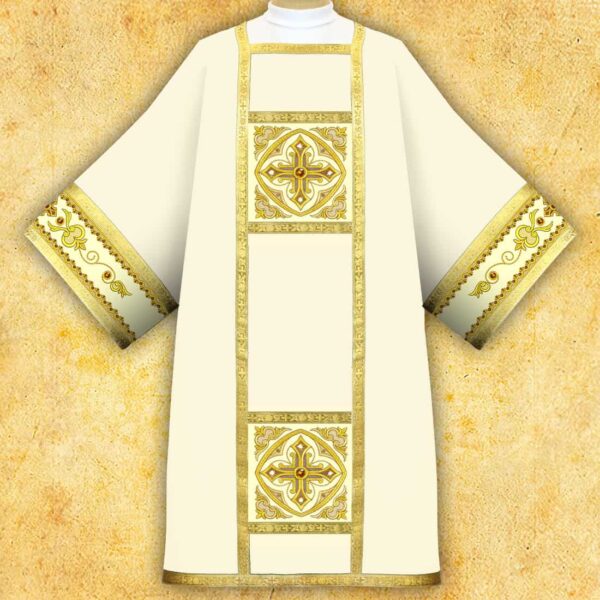 Embroidered chasuble "Brillante-Bianco"