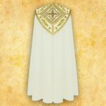 Embroidered chasuble "Brillante-Bianco"