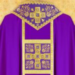 Embroidered chasuble "Brillante-Viola"