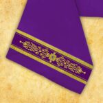 Embroidered chasuble "Brillante-Viola"