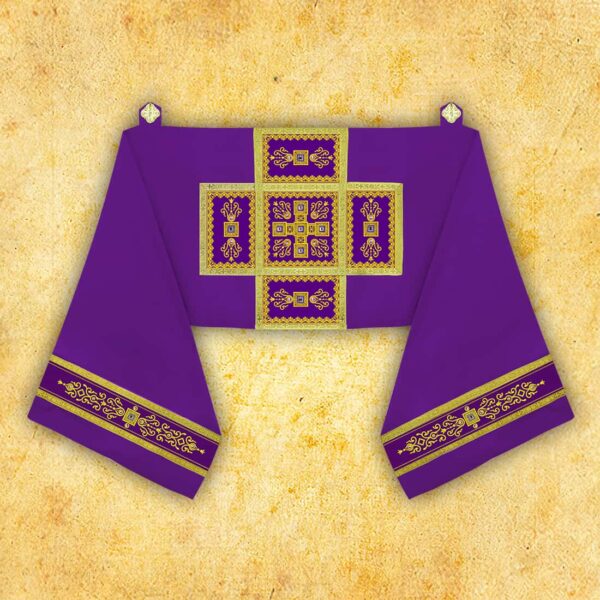 Embroidered chasuble "Brillante-Viola"