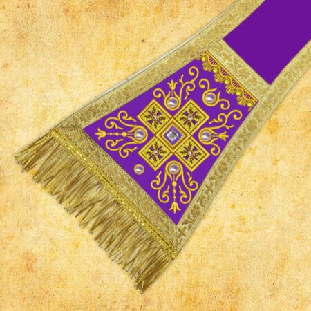 Embroidered chasuble "Brillante-Viola"