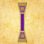 Embroidered chasuble "Brillante-Viola"