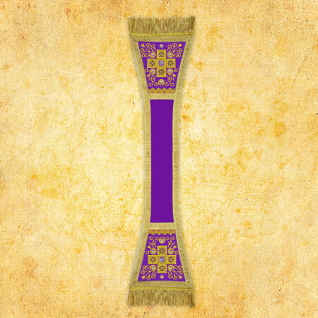 Embroidered chasuble "Brillante-Viola"