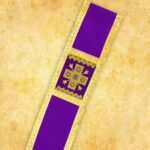 Embroidered chasuble "Brillante-Viola"