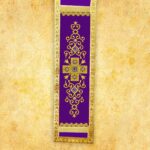 Embroidered chasuble "Brillante-Viola"