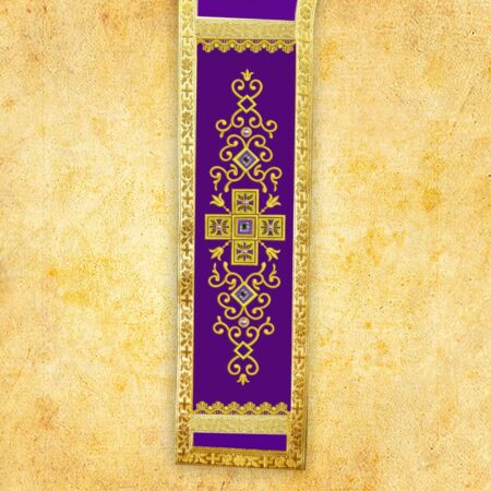 Embroidered chasuble "Brillante-Viola"