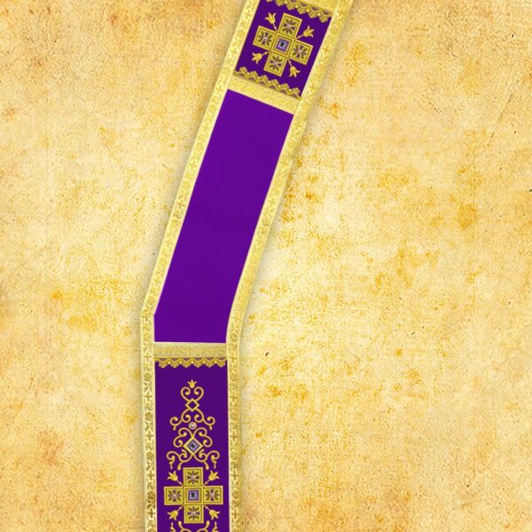 Embroidered chasuble "Brillante-Viola"