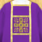 Embroidered chasuble "Brillante-Viola"
