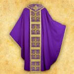 Embroidered chasuble "Brillante-Viola"
