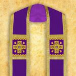 Embroidered chasuble "Brillante-Viola"