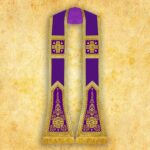 Embroidered chasuble "Brillante-Viola"