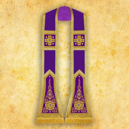 Embroidered chasuble "Brillante-Viola"