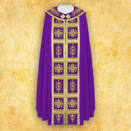 Embroidered chasuble "Brillante-Viola"