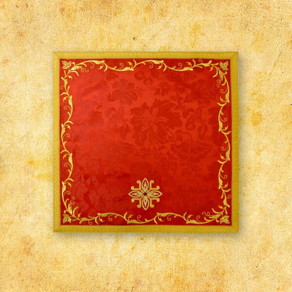 Veil for chalice "Massimo-Rosso"