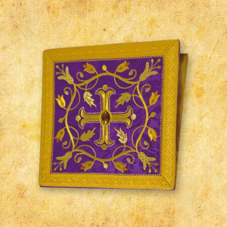 Embroidered Burse "Massimo-Viola"