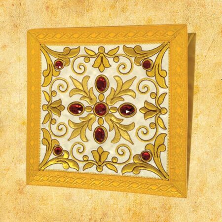 Embroidered Burse "Massimo-Bianco"
