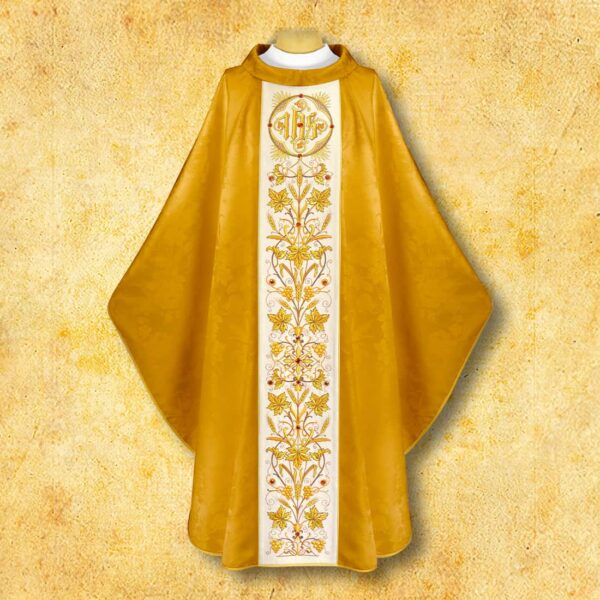 Embroidered chasuble "Figurato"